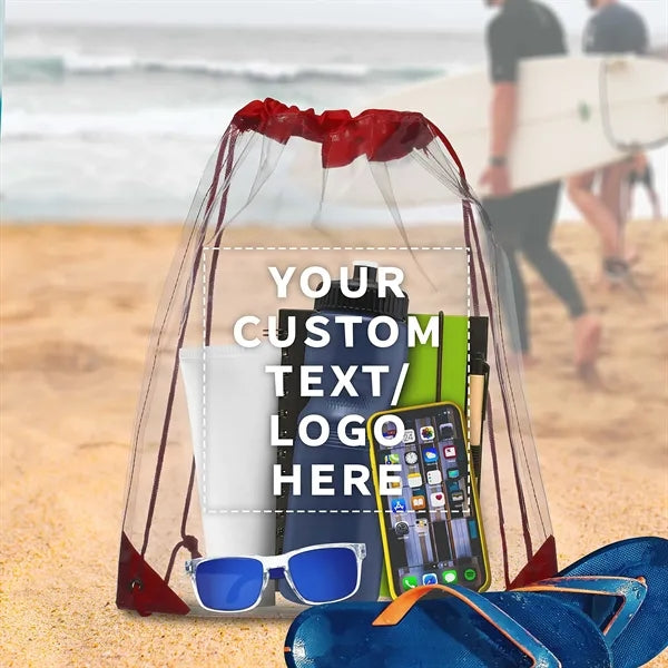 Plastic Drawstring Backpacks