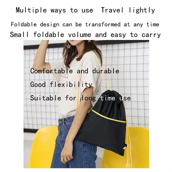 Drawstring Pocket Backpack