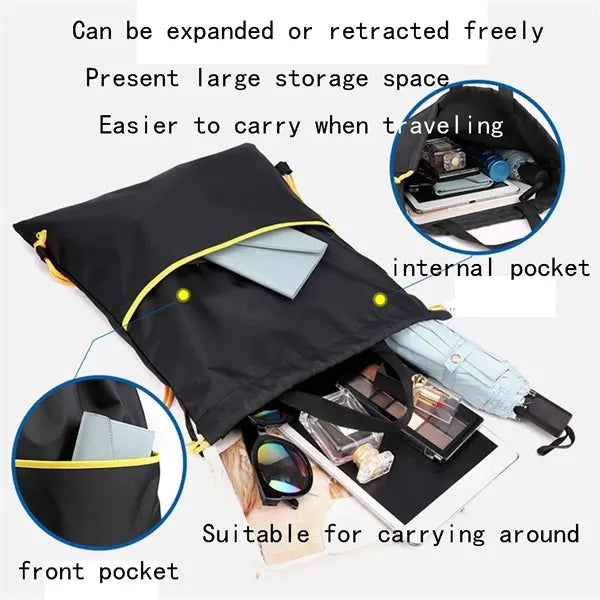 Drawstring Pocket Backpack
