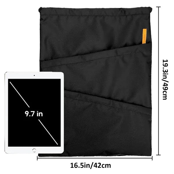 Water Resistant String Cinch Bag