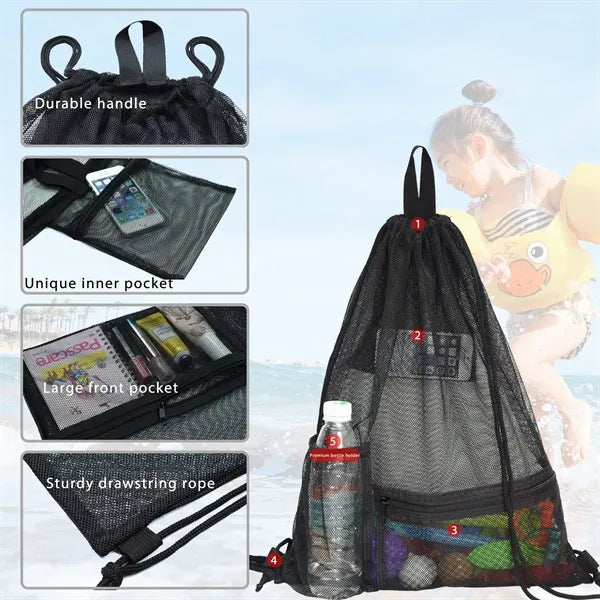 Heavy Duty Drawstring Mesh Bag