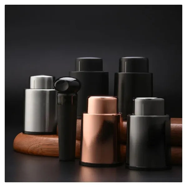 Vacuum Wine Bottle Stopper With Time Scale