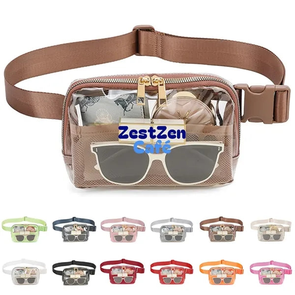 Clear Belt Bag Fanny Pack with Adjustable Strap