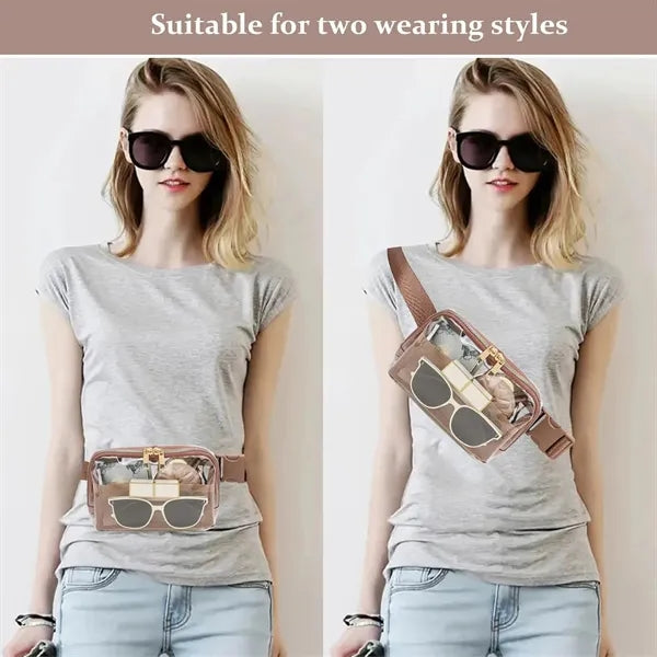 Clear Belt Bag Fanny Pack with Adjustable Strap