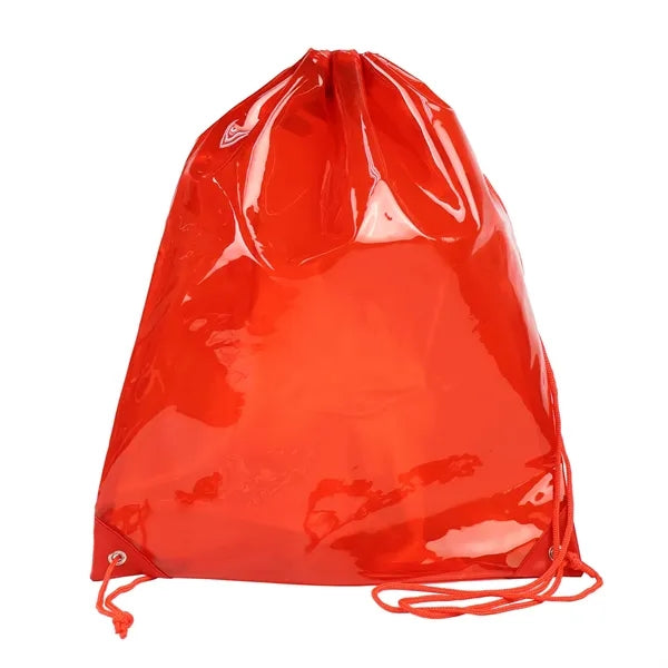 Clear Drawstring Bag