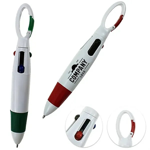4-In-1 Multicolor Retractable Ballpoint Pen