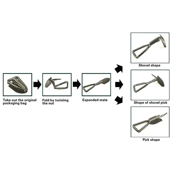 Military Folding Camping Shovel