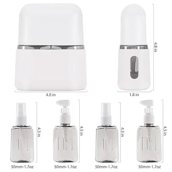 4 In 1 Travel Containers Set For Toiletries