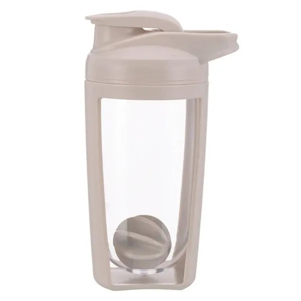 Portable Leakproof Plastic Protein Shaker Bottle