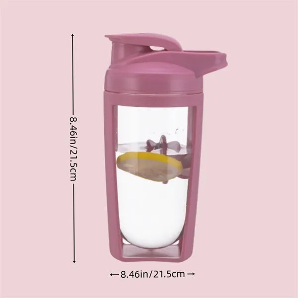 Portable Leakproof Plastic Protein Shaker Bottle