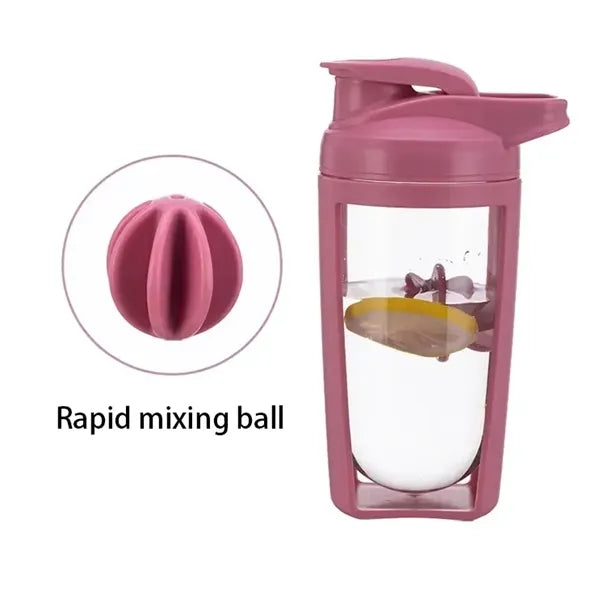 Portable Leakproof Plastic Protein Shaker Bottle