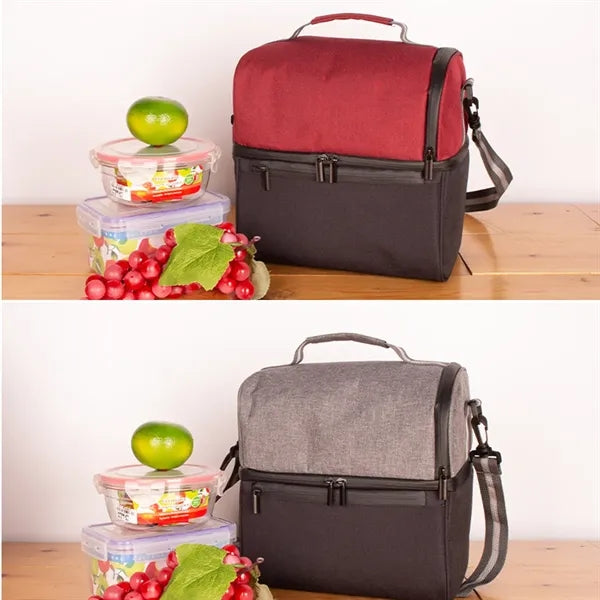Work Picnic Insulated Lunch Bag Box Cooler w/ Shoulder Strap