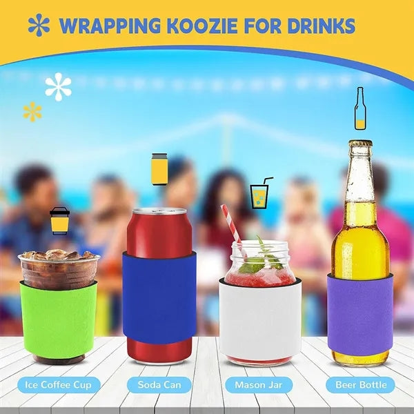 Neoprene Slap Wrap Can Cooler Sleeve