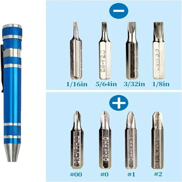 8 in 1 Mini Screwdriver Set