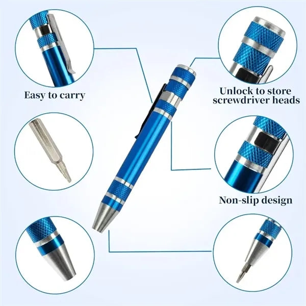 8 in 1 Mini Screwdriver Set