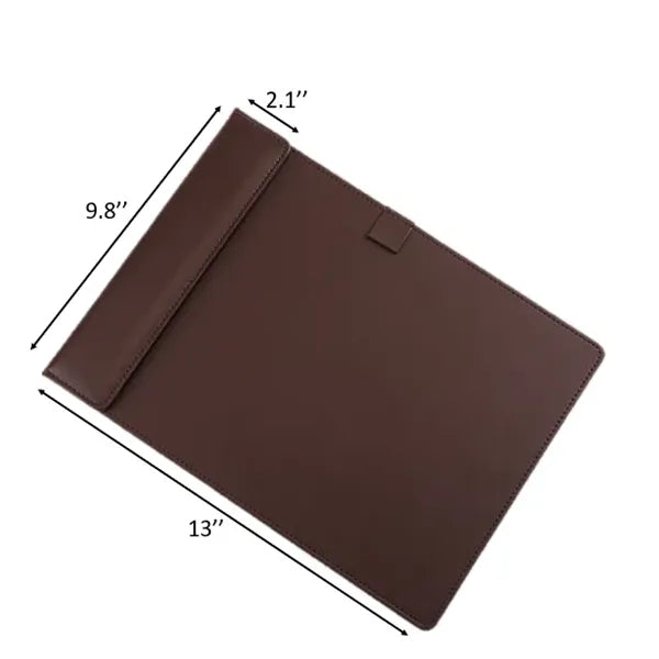 Leather Magnetic business Clipboard with Pen Slot A4