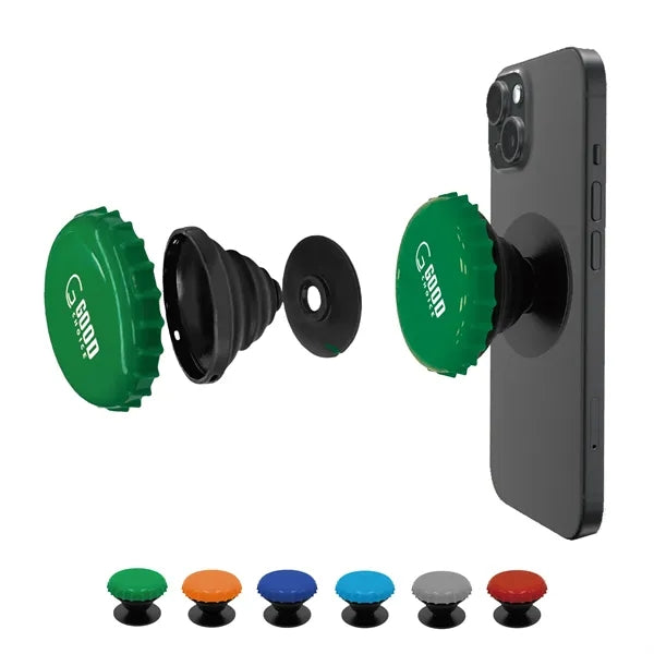 Creative Bottle Cap Shaped Folding Phone Airbag Stand