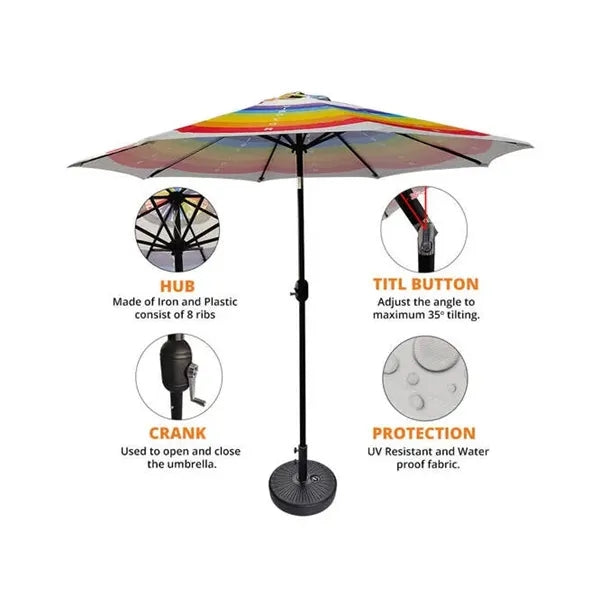 Market Umbrella 8.58Ft Diameter