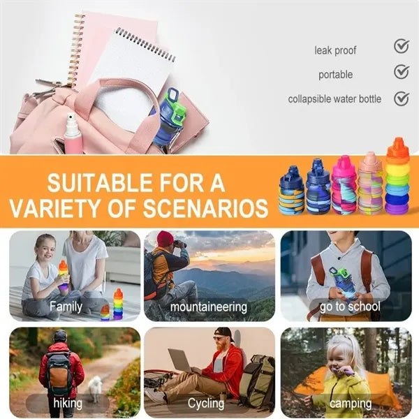 Silicone Collapsible Water Bottles
