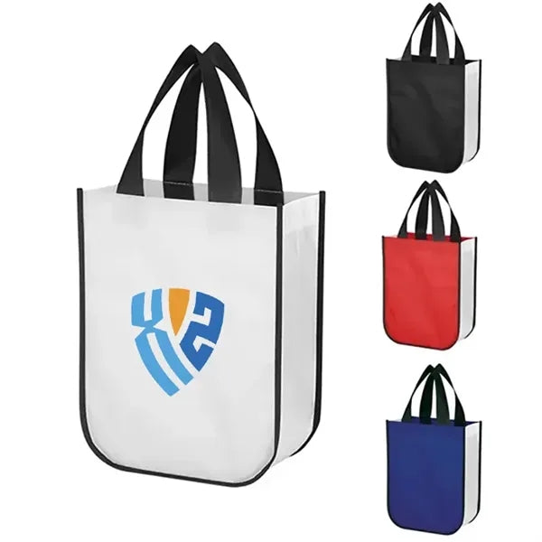 Round Corner Non-Woven Shopping Tote Bag