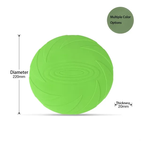Nature Rubber Floating Saucer Flying Disc Dog Toys