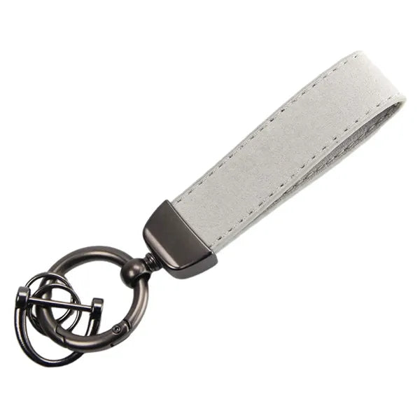 Universal Durable Leather 360 Degree Rotatable Keychain