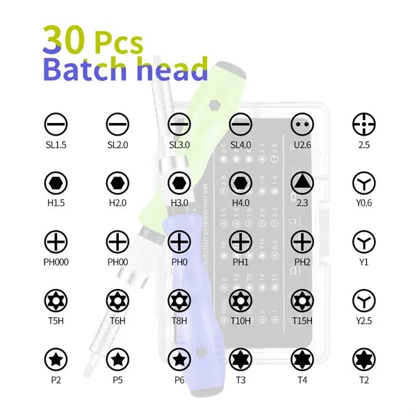 32In1 Small Screwdriver Set For Eyeglass Watch Phones Laptop