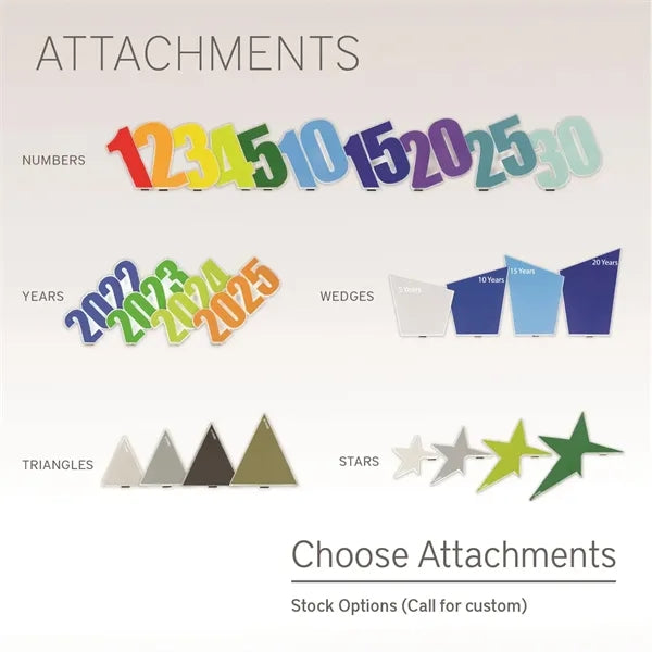 Cubed Metal Award - Custom Magnetic Attachments & Faceplates