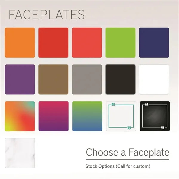 Cubed Metal Award - Custom Magnetic Attachments & Faceplates