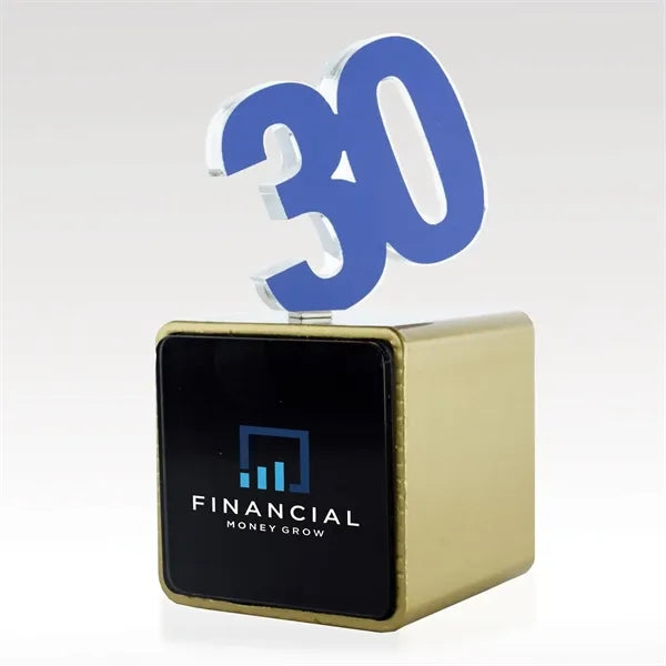 Cubed Metal Award - Custom Magnetic Attachments & Faceplates