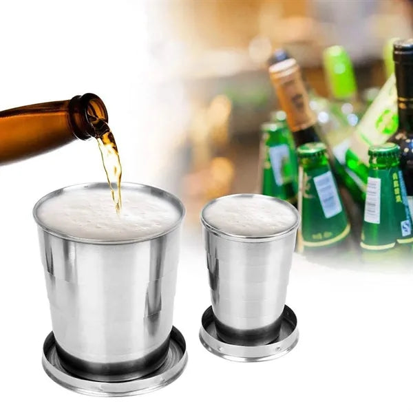 Stainless Steel 240ML Foldable Cup