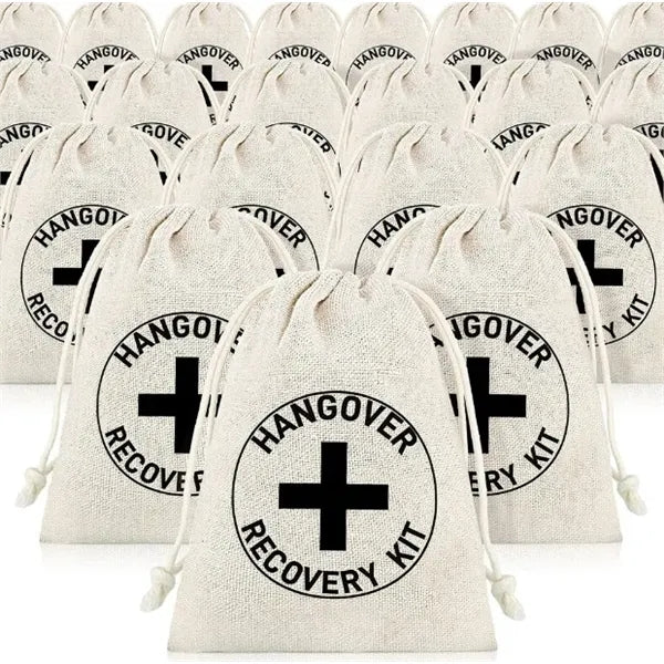 Linen Drawstring Storage Bag