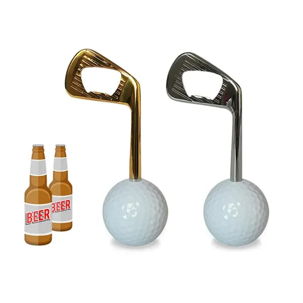 Golf Ball Zinc Alloy Beer Metal Bottle Opener