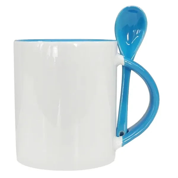 Ceramic Mug With Spoon