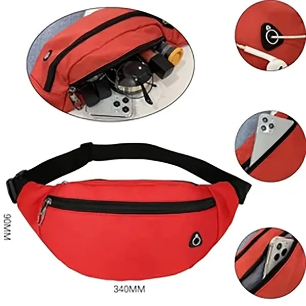 Zippered Multifunction Sport Fanny Pack