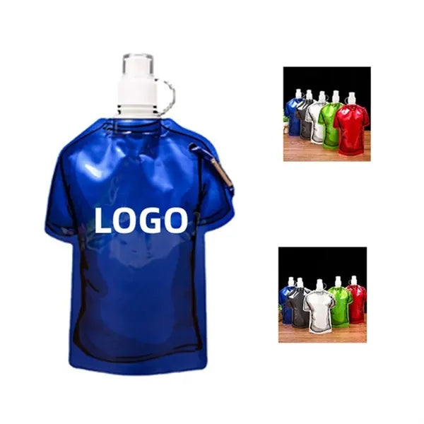 T-shirt Shaped Outdoor Foldable Water Bottle