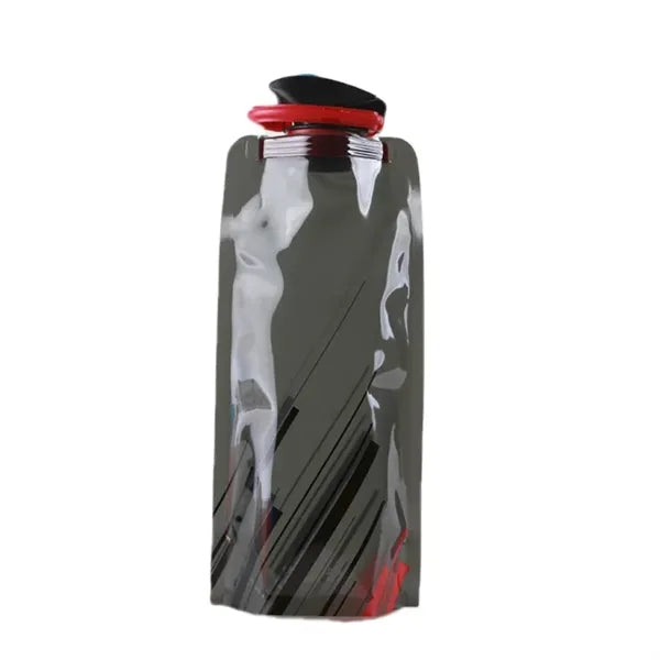 Collapsible Water Bottle with Carabiner Clip