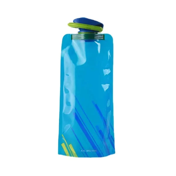 Collapsible Water Bottle with Carabiner Clip