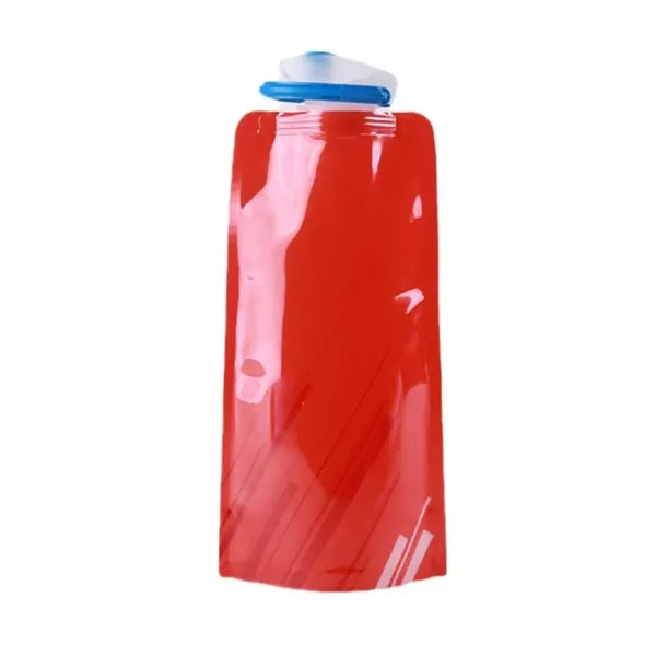 Collapsible Water Bottle with Carabiner Clip