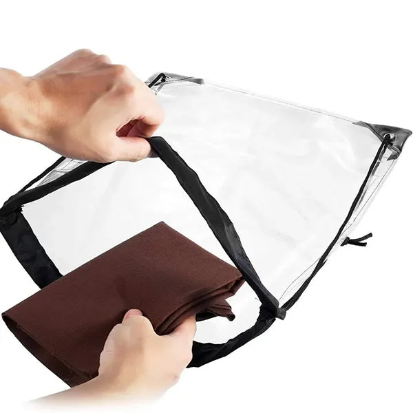 Clear Fitness Yoga Waterproof Transparent Gym Bag Backpack