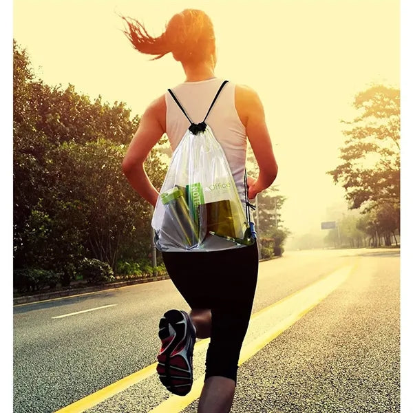 Clear Fitness Yoga Waterproof Transparent Gym Bag Backpack
