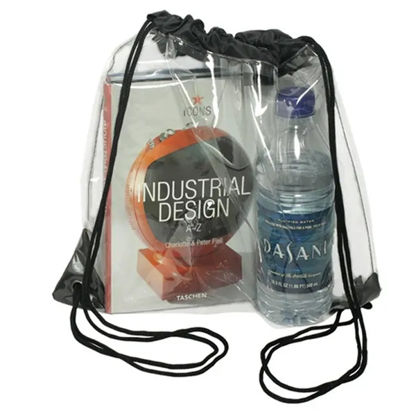 Clear Fitness Yoga Waterproof Transparent Gym Bag Backpack