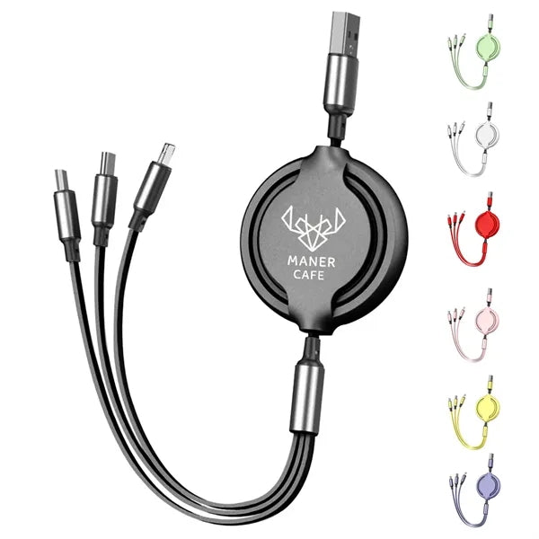 3 in 1 Retractable Charging Cable