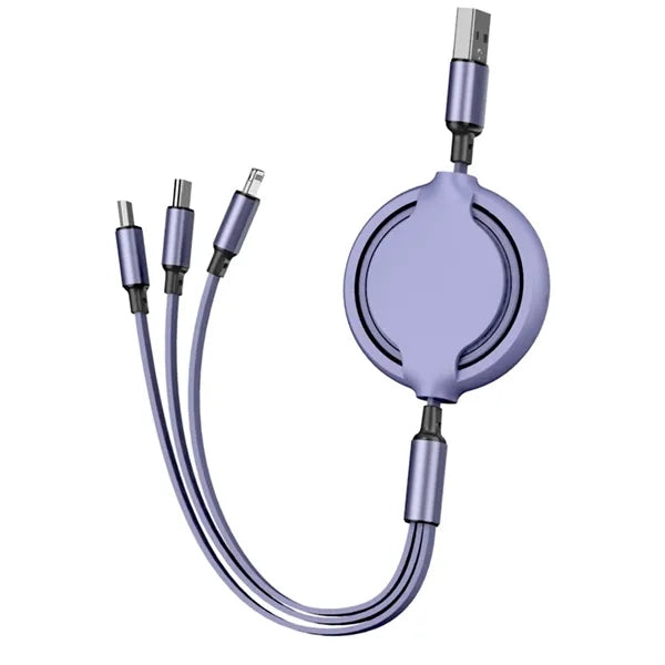 3 in 1 Retractable Charging Cable