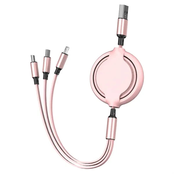 3 in 1 Retractable Charging Cable