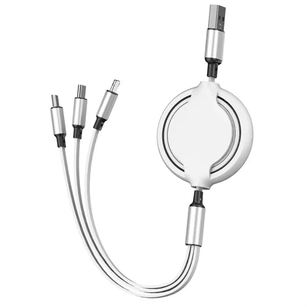 3 in 1 Retractable Charging Cable