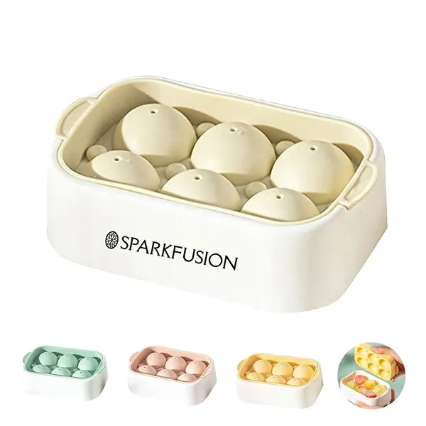6-Grid Ice Maker with Lid