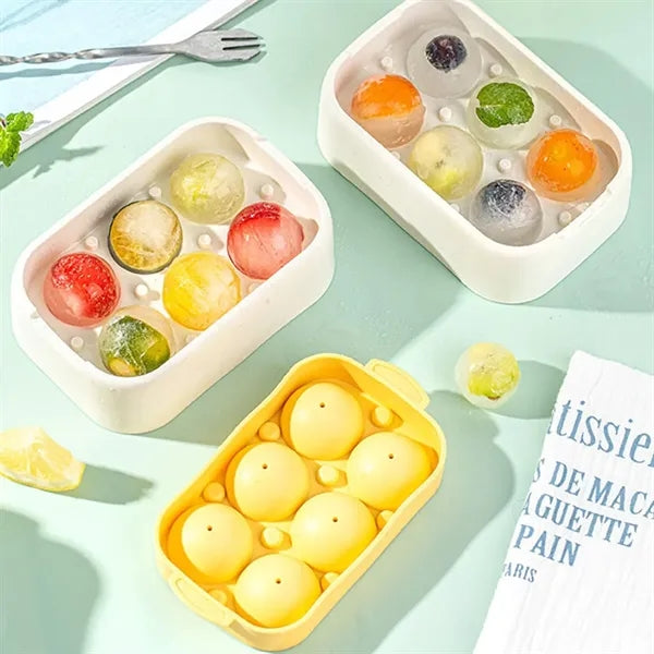 6-Grid Ice Maker with Lid