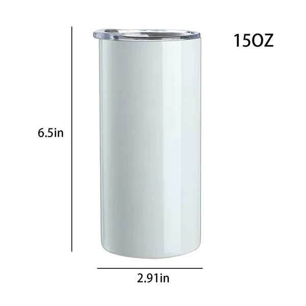 15oz Stainless Steel Tumbler Vacuum Insulated Travel Mug Cup