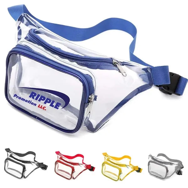 Clear Water-resistant Fanny Pack Belt Waist Bag